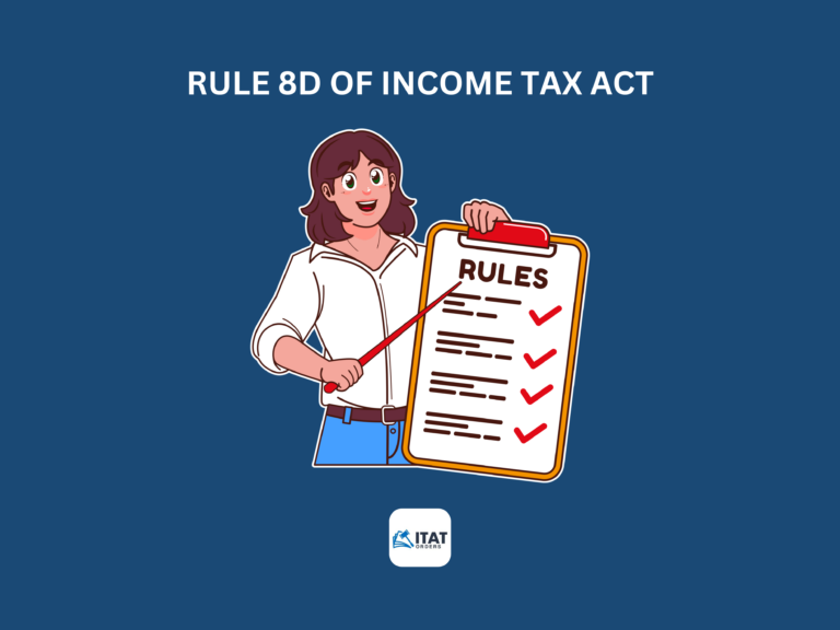 RULE 8D of Income Tax Act: Method for determining amount of expenditure in relation to income not includible in total income