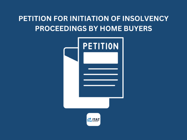 Petition for initiation of insolvency proceedings by Home Buyers