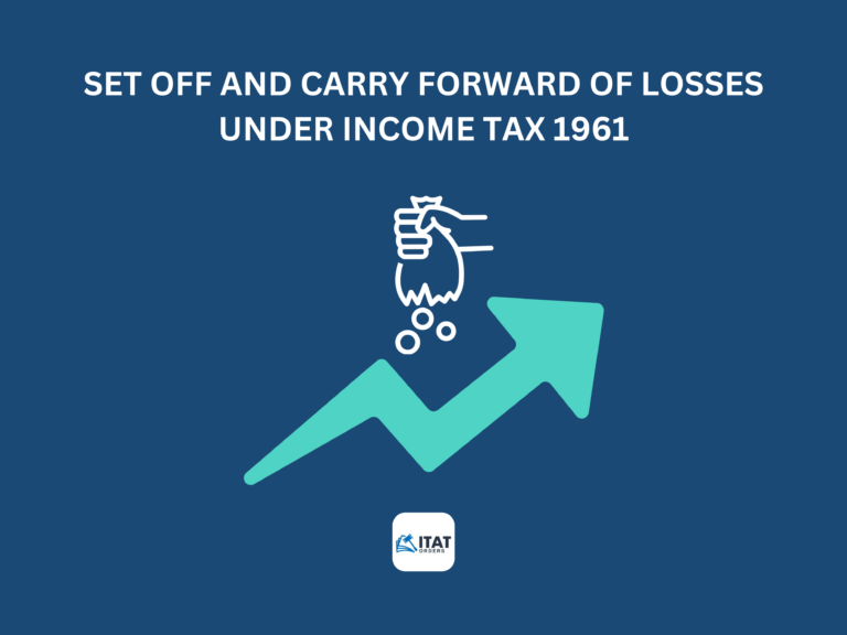 Set off and Carry Forward of Losses under Income Tax 1961