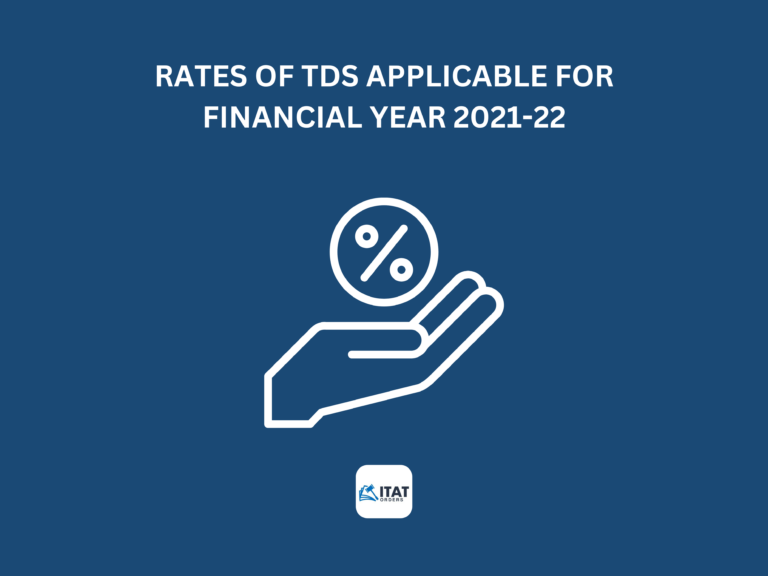 Rates of TDS applicable for financial year 2021-22 or assessment year 2022-23