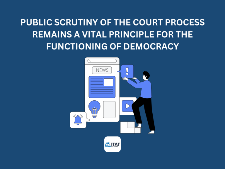 SC : “Public scrutiny of the court process remains a vital principle for the functioning of democracy.” Does this mean no more Faceless hearing?