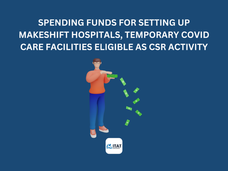 Spending funds for setting up makeshift Hospitals, temporary COVID care facilities eligible as CSR activity #maskandmassappeal