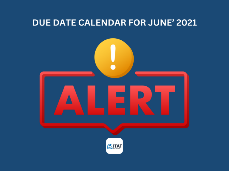 Due Date Calendar for June’2021