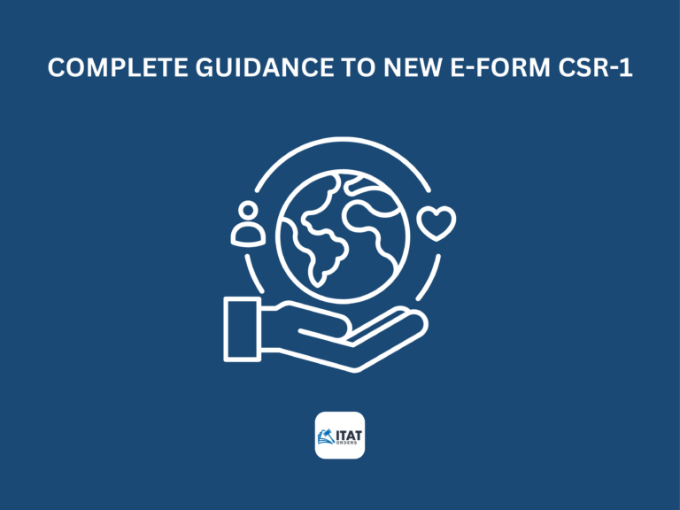 Complete guidance to new e-form CSR-1